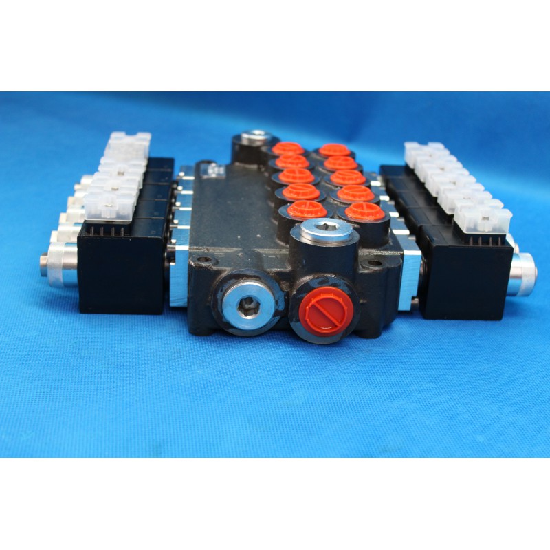 Directional control valve 5-spool hydraulic solenoid 50 l/min 13GPM 12VDC